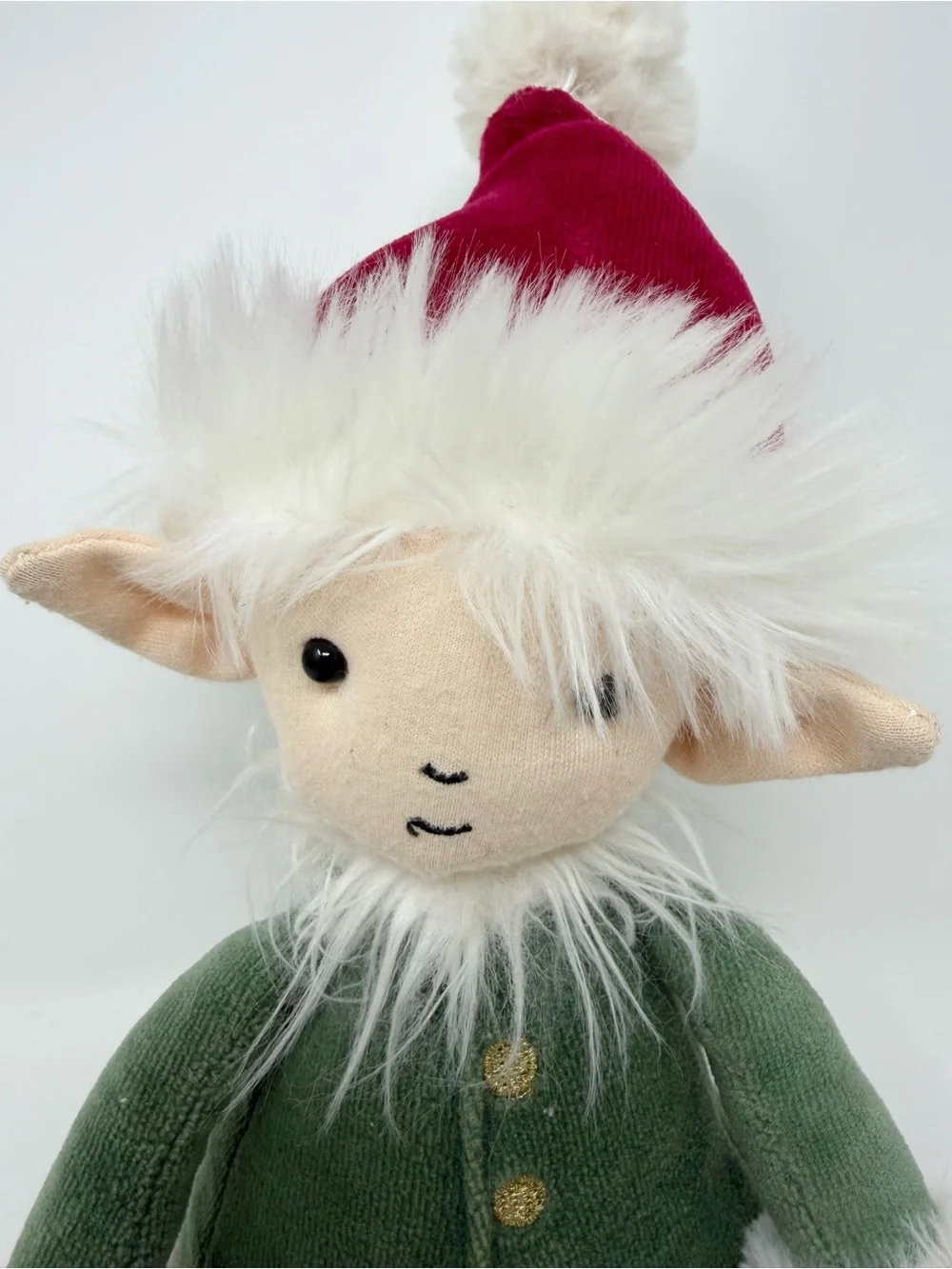 Jellycat Leffy Elf Plush Doll Holiday Collectible